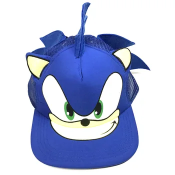 Roztomilý Chlapec Sonic The Hedgehog Cartoon Mládež Nastaviteľné Baseball Čiapka Čiapka Modrá Pre Chlapcov Hot Predaj
