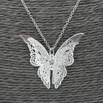 Roztomilý Motýľ Náhrdelníky Láska Kolo Shell Prívesky Foto Rámy Môžu Otvoriť Medailón Pre Ženy Šperky Zvierat Náhrdelníky Ženské Dary
