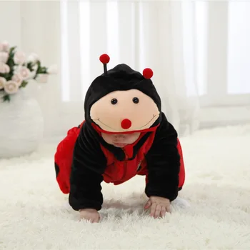 Roztomilý vložka kostým cartoon remienky oblečenie pre baby deti nosiť fotografie a teple na zimu