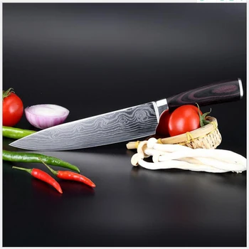 RSCHEF 8 Palcový Kuchár Nôž 7cr17Mov couteau kuchyne faca de cozinha šikovný fréza kuchynský nôž