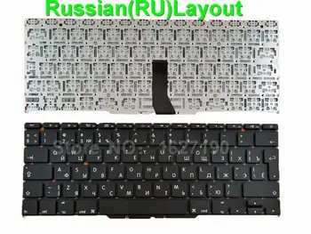 RU/ruská Klávesnica Čierna pre Apple Macbook Air A1370 A1465 11.6