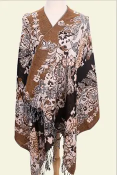 [RUNMEIFA] Dlho kockovaný šál ženy 2016 zimné značky šály, šatky zábal pashmina šatku teplé cashmere čipky šatkou 190x70cm