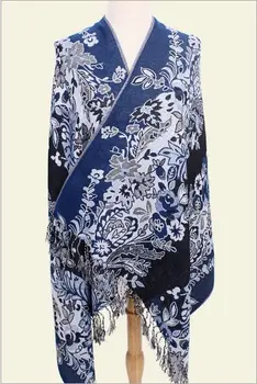 [RUNMEIFA] Dlho kockovaný šál ženy 2016 zimné značky šály, šatky zábal pashmina šatku teplé cashmere čipky šatkou 190x70cm