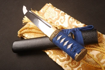 Ručné Krátke Nôž Ostrý Japonský Meč 1060 uhlíkovej ocele Full Tang rezacím Nožom Skutočný Samuraj Tanto Rezanie Cosplay Meč