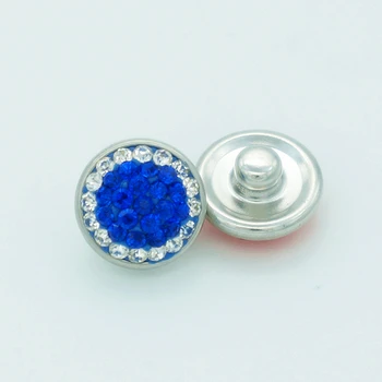 Ručné vysokej Kvality 12MM drahokamu modul tlačidiel gombík=4.5 mm pre DIY náramky kúzlo šperky Snap Náramky KZ9050