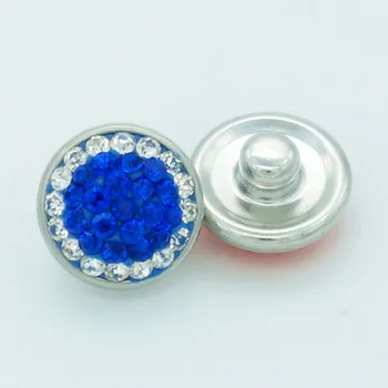 Ručné vysokej Kvality 12MM drahokamu modul tlačidiel gombík=4.5 mm pre DIY náramky kúzlo šperky Snap Náramky KZ9050
