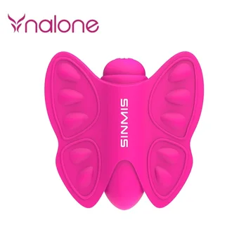 Ružová Silcone Sex Výrobky 20 Rýchlosť Motýľ Vibračné Dildo Vibrátor Strapon na sexuálnu Hračku pre Ženy