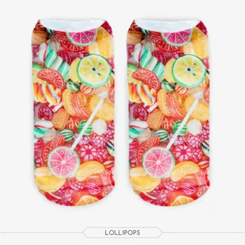 Ružová šišku ponožky Vysokej Kvality Značky Harajuku potravín členkové ponožky ženy loď meais lady