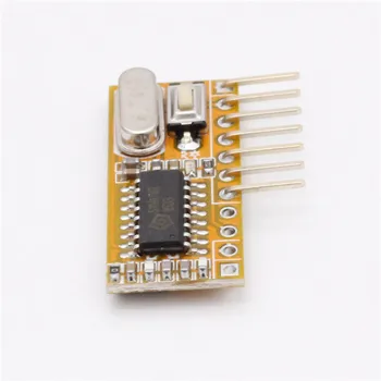 RXC6 433Mhz Superheterodyne Bezdrôtový Prijímač Modul S Učenie Kód Režim