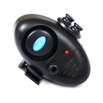 Rybolov Elektronickej LED Svetlo Ryby Skus Zvukový Alarm Bell Klip Na Rybársky Prút Black Riešiť Nové