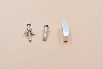 Rytie stroj hliníkovej zliatiny prítlačná doštička CNC T slot pre 6 mm slot hliníkový profil 1set