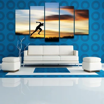 Rámovanie Sprej olejomaľba Dekorácie HD Vytlačené Domova Umelecké Tlače, Maľovanie na Plátno na stenu umenie fotografie Runner AE0197