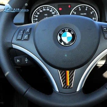 Rýchlomer na BMW E90 E92 3 Série Interiéru Carbon Fiber Volante Vozidla Nálepky M Šport 2005-2012 Príslušenstvo Auto Styling
