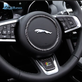 Rýchlomer Uhlíkových Vlákien Auto Volantu, Nálepky, Nálepky Znak Dekorácie, Doplnky pre Jaguar XFL F-TEMPO XE XEL Auto Styling