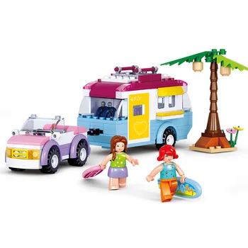 S Model Kompatibilný s Lego B0606 272pcs Dievča Obytné Modely, Stavebné Súpravy Bloky Hračky Hobby Záľuby Pre Chlapcov, Dievčatá