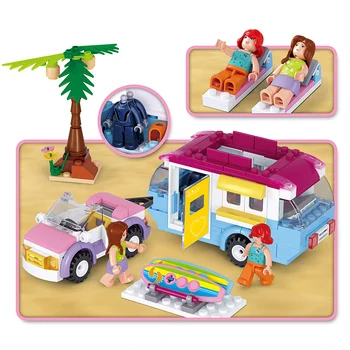 S Model Kompatibilný s Lego B0606 272pcs Dievča Obytné Modely, Stavebné Súpravy Bloky Hračky Hobby Záľuby Pre Chlapcov, Dievčatá