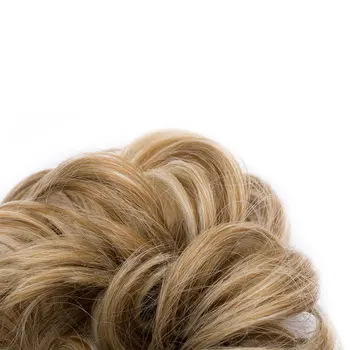 S-noilite Syntetické Vlasy Chignons Elastické Scrunchie predlžovanie Vlasov Páse s nástrojmi Copu Vlasy Klip Zväzky Príčesky Šišku Buchty