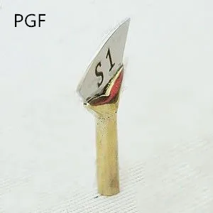 S1 (1 mm) ventilátor jednostranné bočné ocele-toed PGF - S1 (1 mm) kožené rezbárske nástroje, kožené remeselné nástroje