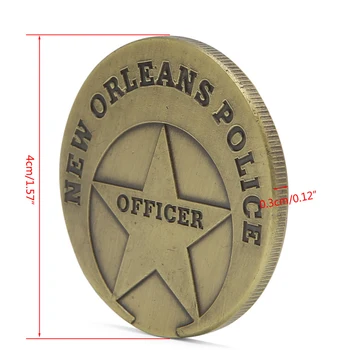 Saint Michael New Orleans Polícia Pamätné Výzvou Mince Kolekcie Darček
