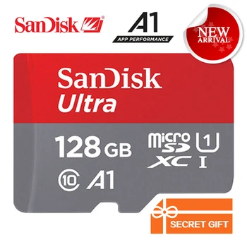 SanDisk Memory Ultra microSDXC UHS-I U1 Trans Flash Karta 128 gb kapacitou 100MB/s Class10 C10 A1 TF Full HD Pre Smartphone & Fotoaparát SDSQUNC