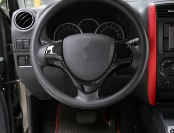 Sansour Chrome ABS Volantu, Trim Tvarovanie Interiérové Doplnky Na SUZUKI Jimny 2012-