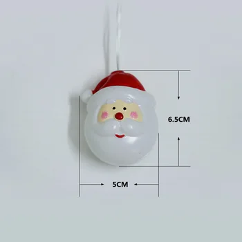 Santa Claus LED Víla String Svetlo AA Batérie Vianočné Dekoratívne pre Vianočný Stromček Strany Domáce Dekorácie, Osvetlenie, Mulčovače, Prívesok