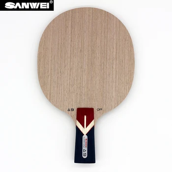 Sanwei 2017 Nové A9 (5 Ply, Jedno Pevné Drevené Jadro, Silný Útok) Stolný Tenis Čepeľ Ping Pong Raketa Bat