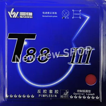 Sanwei T88-III T88-3 T88 3 Pips-V Stolný Tenis, PingPong Gumy s Sponge