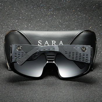 SARA Vintage Dragon slnečné Okuliare Mužov Športové Okuliare Slnečné Okuliare 7 farieb Vetru Štít Rám steampunk Pôvodné prípade oculos gafas