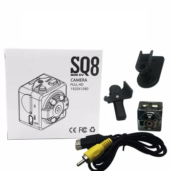 SC Full HD Video 1080p DV DVR Mini Videokamera SQ8 Micro Kameru Detekcia Pohybu S Infračervené Nočné Videnie mini dv kamery