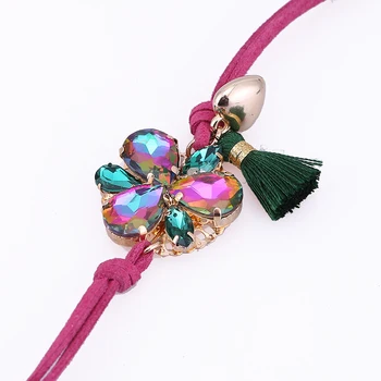 Sehuoran Krásne Nové druhy Dizajn Crystal Kameň Charms Náramky Pre Ženy Náramok Bangles Retro Party Šperky Veľkoobchod
