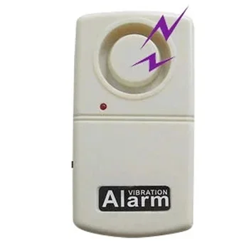 Self defense Mini Anti-Theft Bezpečnostný Alarm systém 120dB Vibrácií Budíka Biela pre Dvere Okna proti vlámaniu
