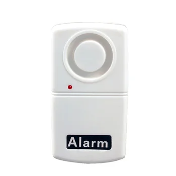 Self defense Mini Anti-Theft Bezpečnostný Alarm systém 120dB Vibrácií Budíka Biela pre Dvere Okna proti vlámaniu
