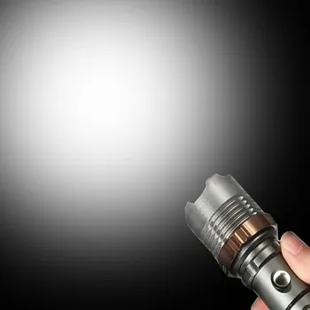 Self Defense zoomovateľnom taktické led baterky 5000 lumenov cree xml-t6 nabíjateľné baterky baterky lampy s nabíjačky