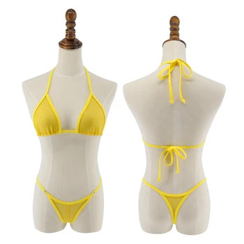 Semi-Transparentné Oka Bikiny Žien Pláži 2018 Brazílsky Odchodu Bikiny Nastaviť Sex Ženské Plavky plážové oblečenie Plavky Kostýmy