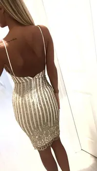 Sexy šaty, backless bodycon sequin šaty 2018 mimo ramenný klub party šaty elegantné v krku cami midi šaty žena vestidos