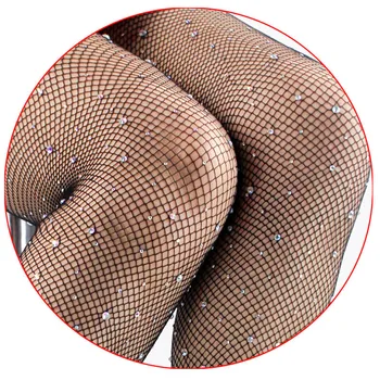 SEXY ženy, vysoký pás sieťované pančuchy sieťované strany pančuchové nohavice pánty pletenie čistý pantyhose nohavíc oka bielizeň tt040