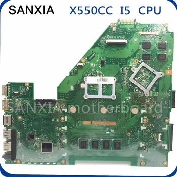 SHELI pôvodné X550CC notebook základná doska pre ASUS A550C X550CL R510C R510CC F550C doske testované doske i5 CPU GT720M