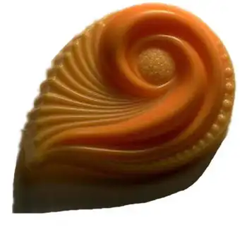Shell conch Silikónové formy na mydlo silikónové formy na mydlo formy shell conch silica gel die škrupiny conch Aróma kameň formy sviečka plesne
