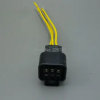 Shhworldsea 10PCS 6 pin Mitsu svetla pätica pigtail svetlomet Konektor postroj nepremokavé konektor konektor pre Hyundai Kia Maxima