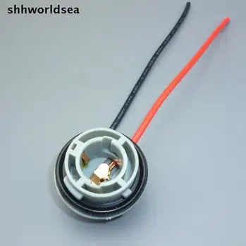 Shhworldsea Bezplatnú Prepravu 2 KS auto LED Žiarovky Rozšírenie Zásuvka Konektor Pre-kabeláž Konektor Pre 1156 BA15S Auto objímky