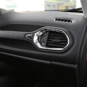 SHINEKA Auto Príslušenstvo, ABS Tabuli klimatizácia Otvory Výbava Zásuvky Kryt Rámu Pre Jeep Renegade+(9 Farieb)