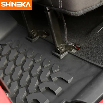 SHINEKA Nové 3D Antislip Slush Gumy Zadné Riadok Podlahové Rohože Pad Líniové Koberce pre Jeep Wrangler JK 14-16 Auto Príslušenstvo