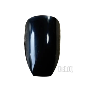 Shinning Celý Povrch Nechtov Tipy Black Rakva Dizajn Stredných Falošné Nechty Ploché Stiletto DIY Manikúra Akryl Faux Ongles E25B