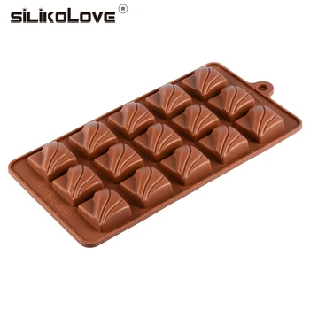 SILIKOLOVE Čokoláda Formy Potravín Silikónové DIY Dezert Brownie Tepelne-odolné FDA Bezpečné Bkaing Formy Tortu Vianočné Ozdoby