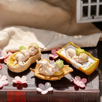 Silikónové formy dieťa formy arašidové kolísky bábika narodeniny, svadba conch bábika cake decoration kandizovaný cukor mäkké silikónové formy