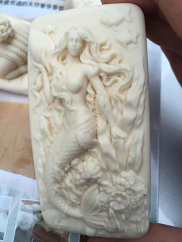 Silikónové Formy na Mydlo Formy Ručné morskej panny 2 štýlov Classic Morská víla Podvodné Plesne silikónové cake zdobenie morská víla formy