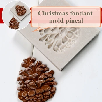 Silikónové formy Vianočné série fondant formy cukru remeselné Vianoce pineal na tortu dekorácie