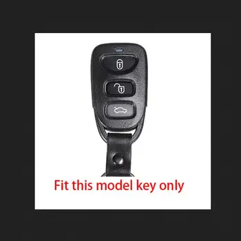 Silikónové gumy Kľúča vozidla Prípade Kryt Plášťa Pre Hyundai Sonata Santa Fe Elantra tucson pre Kia Forte Duše Rio 3 tlačidlo Tlačidlo prípade