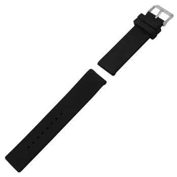 Silikónové Gumy Watchband 22 mm pre Vektorové Luna Meridian Smart Hodinky Kapela z Nehrdzavejúcej Ocele Pracky Popruhu Živice Zápästí Náramok Čierny